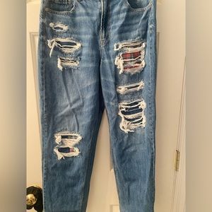 American Eagle size 10 mom straight jeans